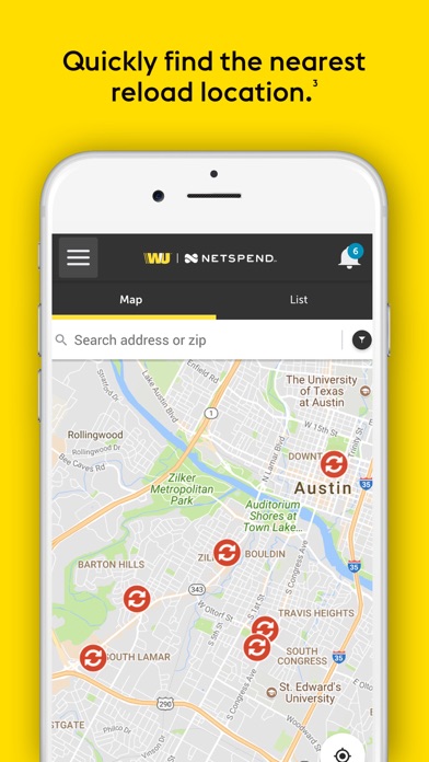 Western Union Netspend Prepaid Screenshot
