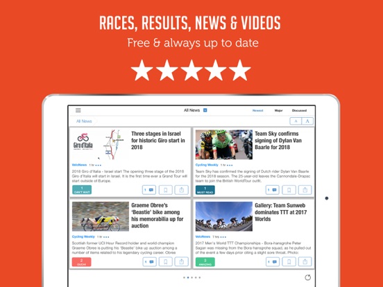 Screenshot #1 for Cycling News, Videos & Updates