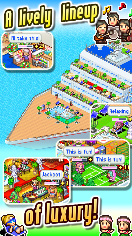 #1. World Cruise Story (iOS) Bởi: Kairosoft Co.,Ltd