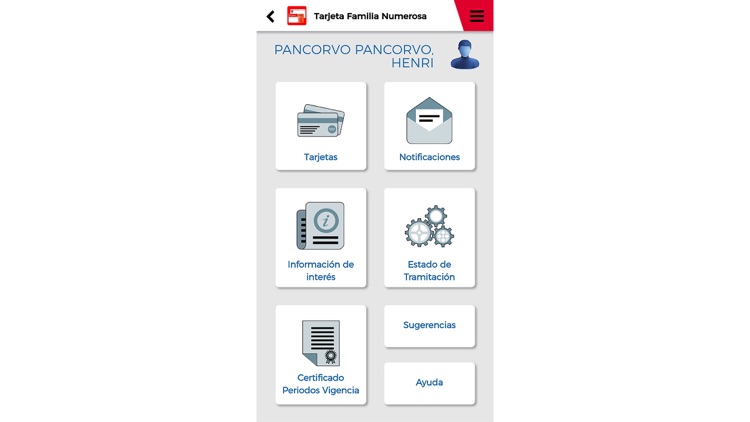 Tarjeta de Familia Numerosa