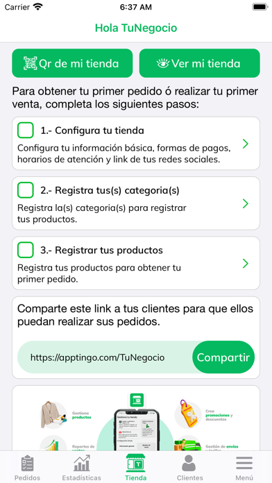Tingo Comercio - Tienda Screenshot
