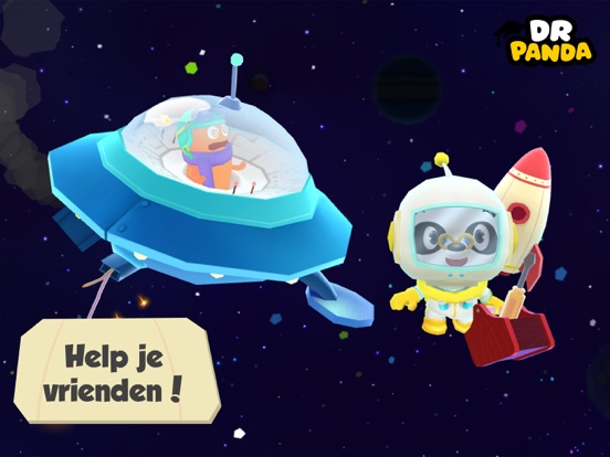 Dr. Panda in de Ruimte iPad app afbeelding 5