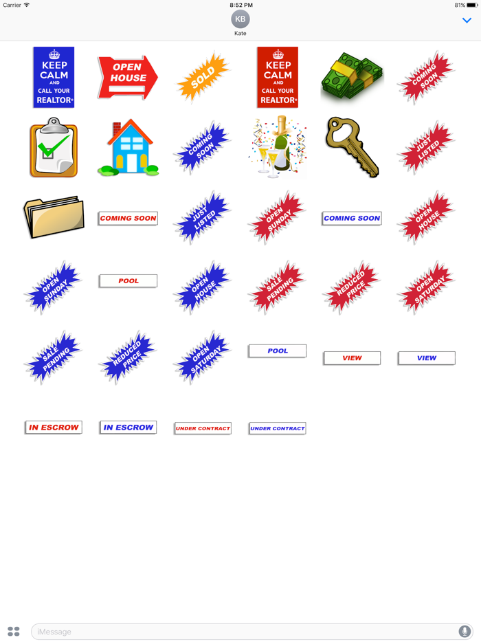 Real Estate Sticker Pack