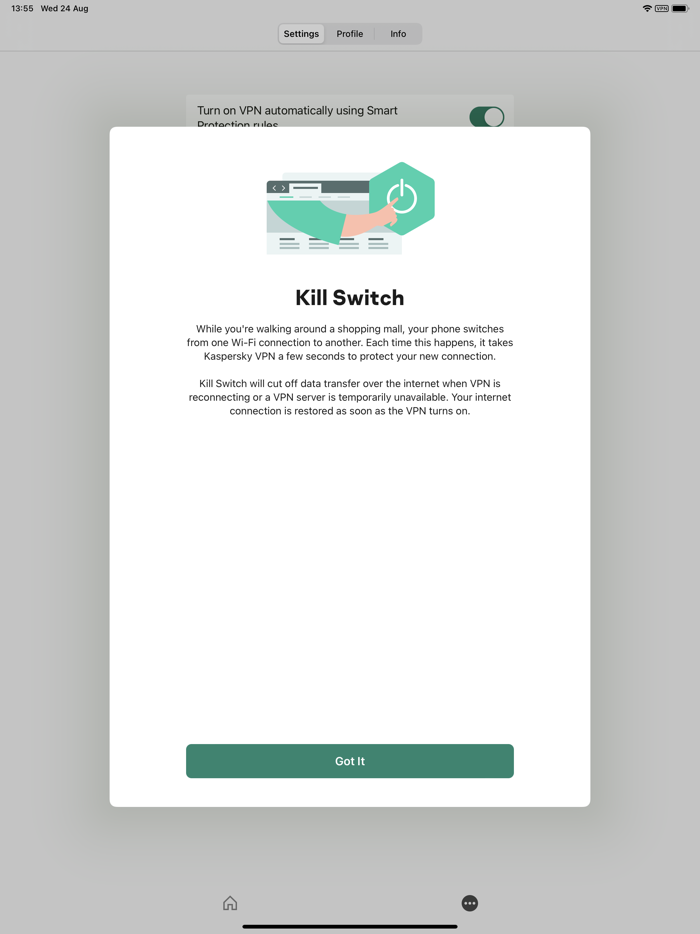 Secure VPN and Proxy – Kaspersky