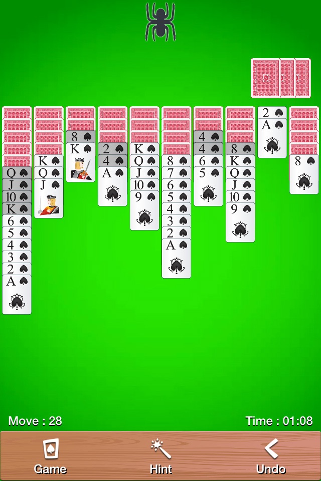 Simple Spider Solitaire screenshot 3