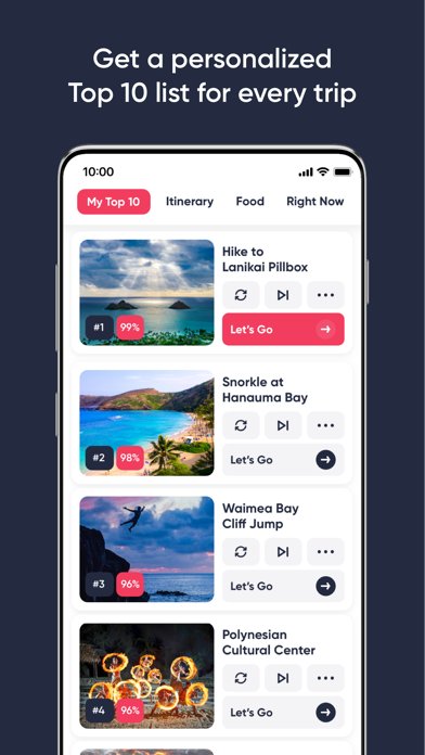 Tripio Travel App Screenshot