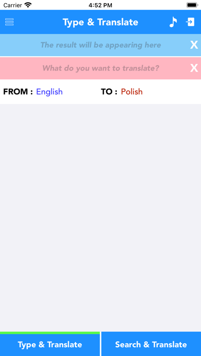 English to Polish Translate Screenshot