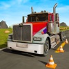 18 wheeler truck parking Sim icon