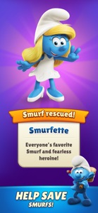 Smurfs Magic Match screenshot #3 for iPhone