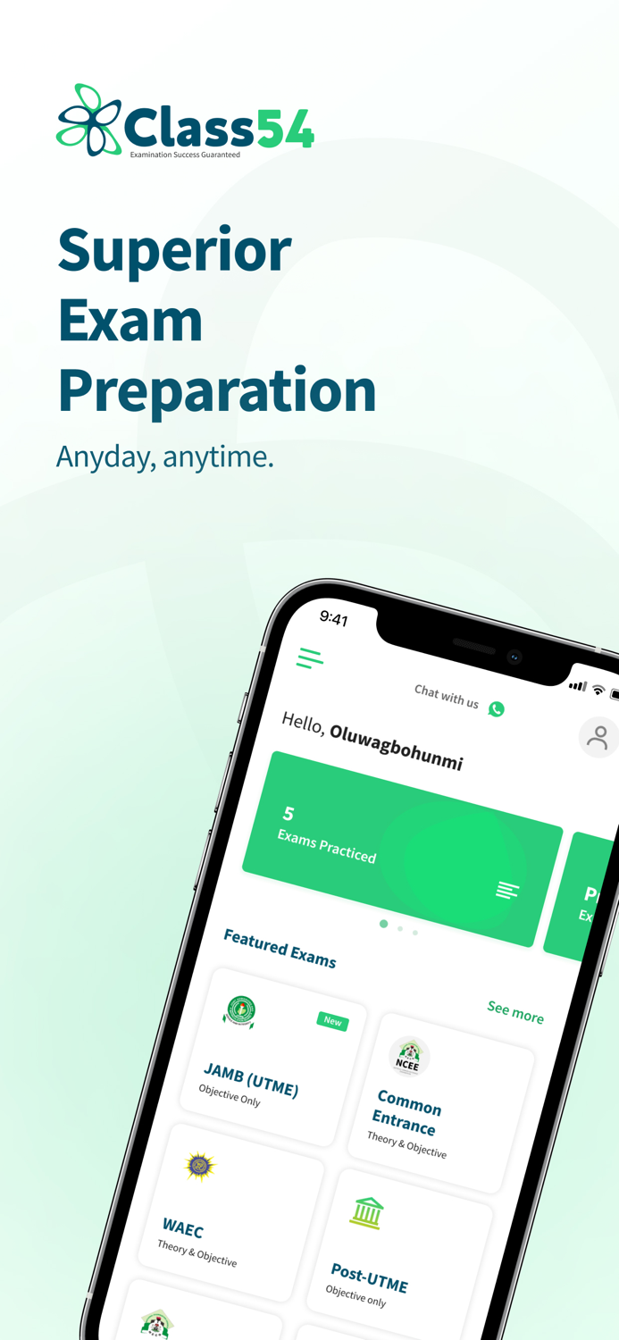 Class54 Learning App-JAMB 2023