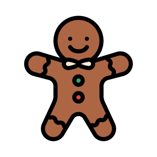 Gingerbread Man Stickers icon
