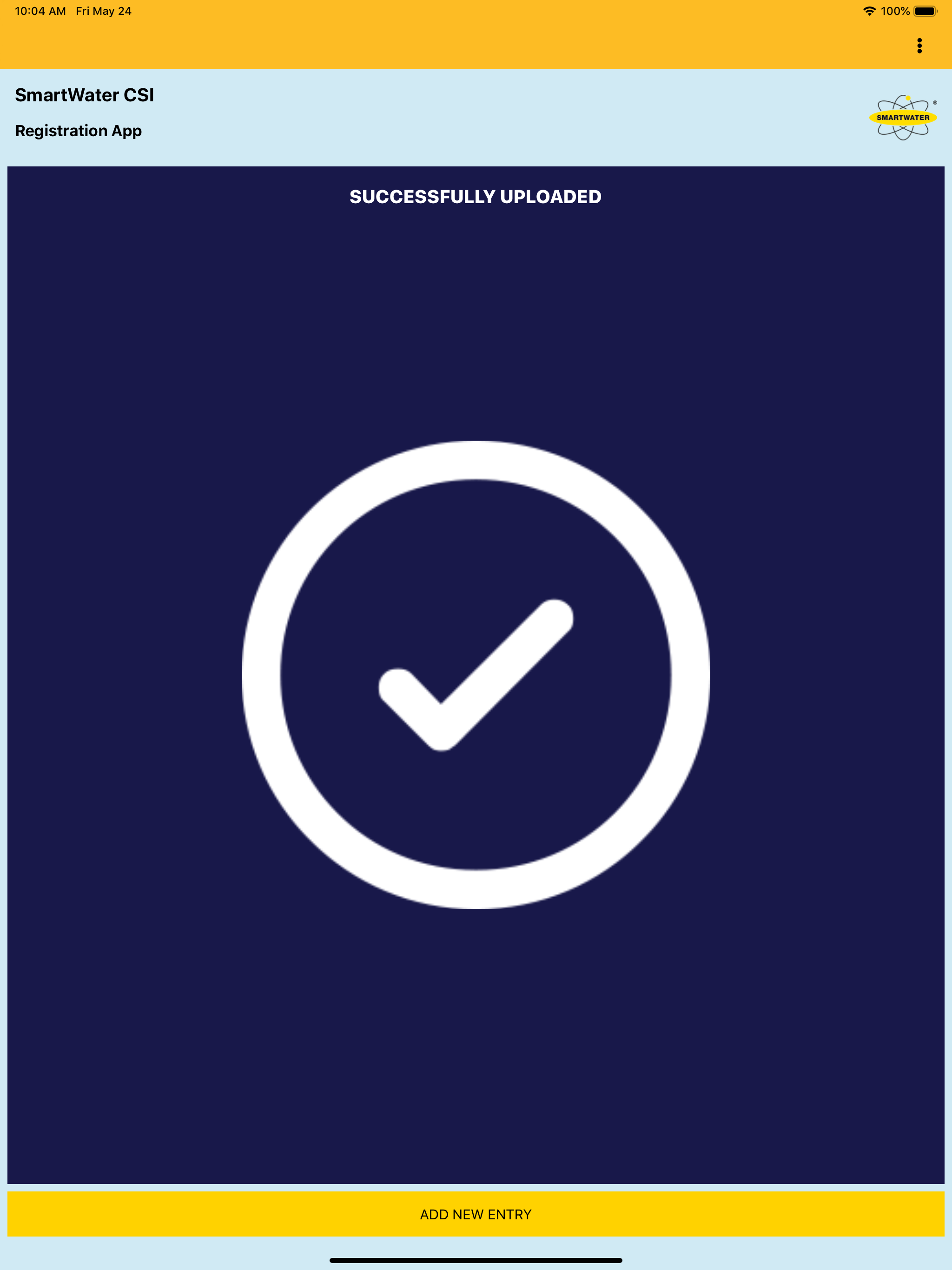 SmartWater Registration screenshot 8