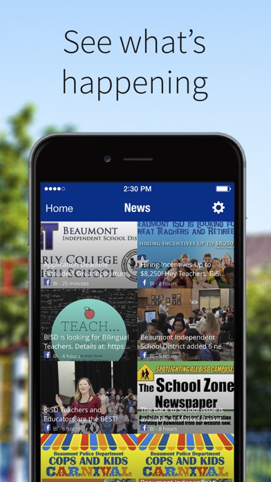 Beaumont ISD Screenshot