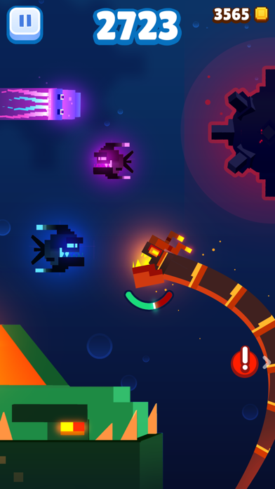 Screenshot #2 pour Fishy Bits 2 : Fish Survival