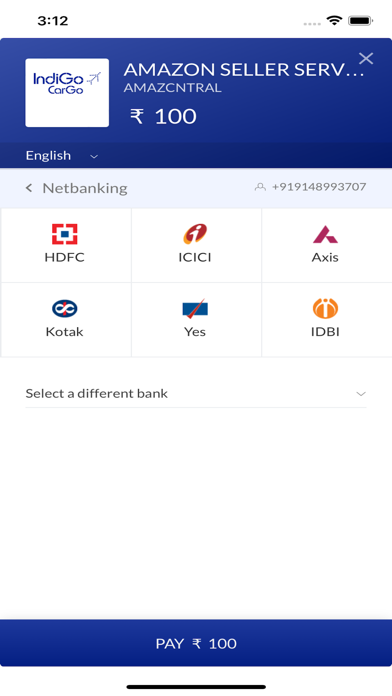 IndiGo – Cargo Shipper App Screenshot