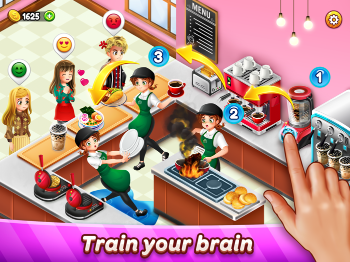 Cafe Panic Cooking game