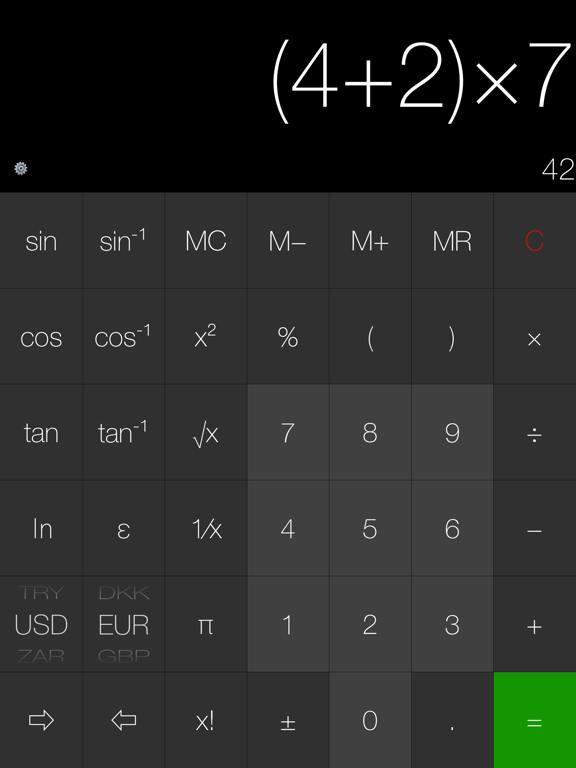 My Calculator (incl. currency)のおすすめ画像2