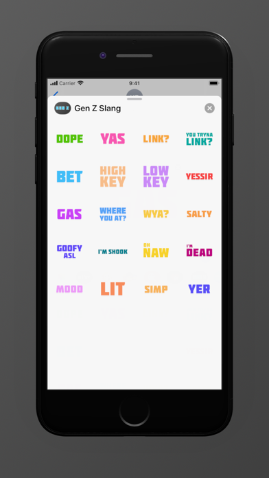 Screenshot #1 pour Gen Z Slang Sticker Pack