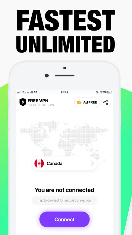 Free VPN - Fast & Secure Proxy screenshot 3 of 5