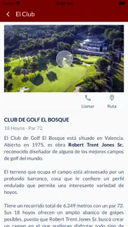 golf el bosque iphone screenshot 3