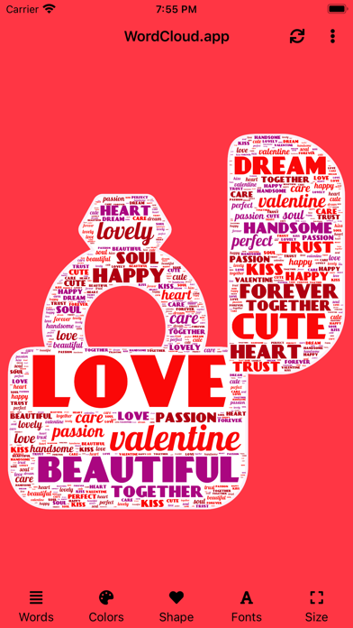 WordCloud.app Screenshot