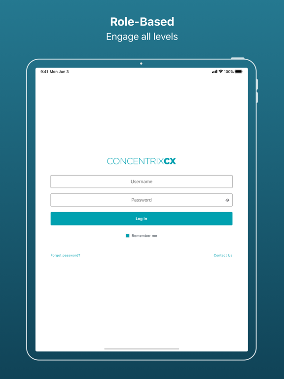 ConcentrixCX Mobile iPad screenshot 4 - Business app