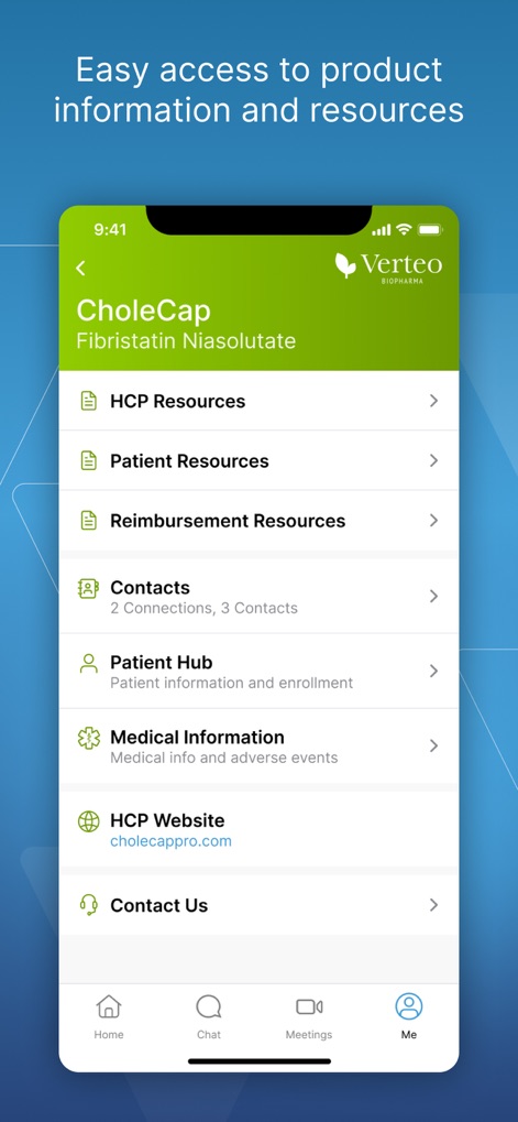 Veeva Engage - Nutzer erhalten einen schnellen Zugriff auf eine umfassende Ressourcenliste, die von HCP- und Patienten-Ressourcen bis hin zu medizinischen Informationen reicht.