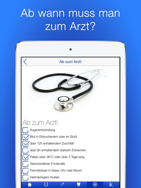 Screenshot #5 pour Babygesundheit Checklisten