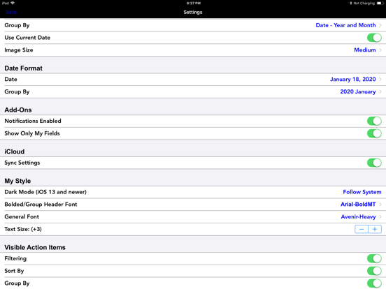 Organize, Send Unlimited iPad screenshot