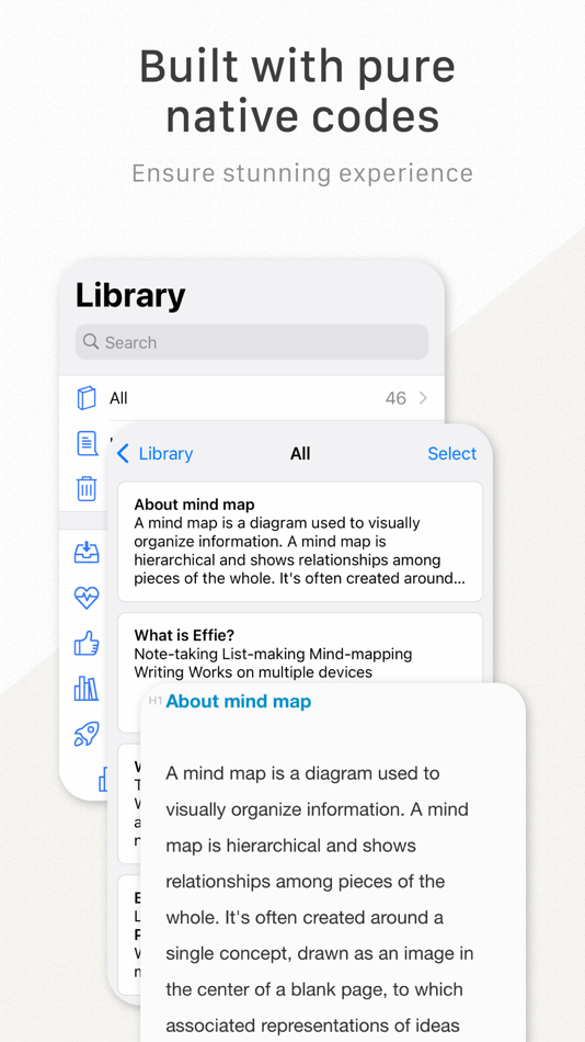 #5. Effie: Write, Mindmap & Note (macOS) 게시자: 7S2P Inc.