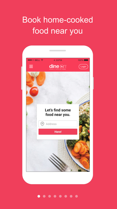 Dine Inn - Home-cooked Food Screenshot 1 - AppWisp.com Dine Inn - Home-cooked Food Screenshot 1 - AppWisp.com