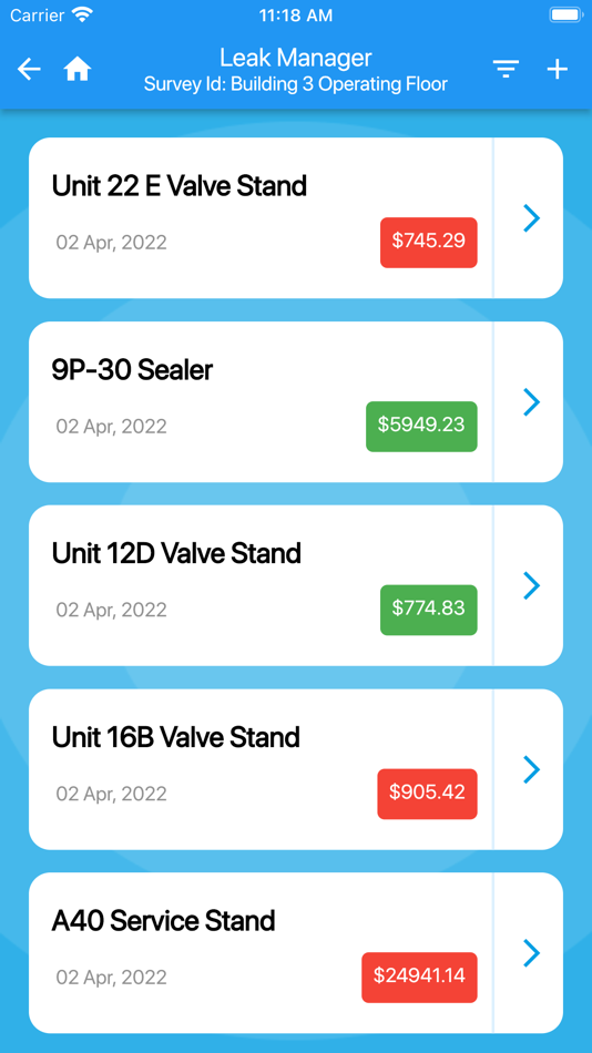 #4. Leak Survey SideKick (iOS) Podle: UE Systems, Inc.