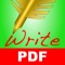 WritePDF is more than just a common annotation tool, it is a powerful PDF modification/printing tool that is usually reserved for computers