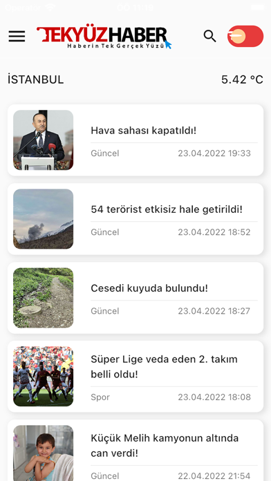 Tekyüz Haber Screenshot