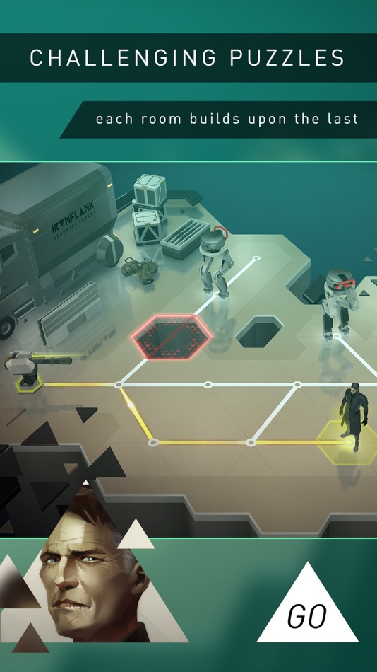 #2. Deus Ex GO (iOS) 由: Deca Live Operations GmbH