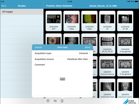 DUERR DENTAL Imaging app screenshot 2
