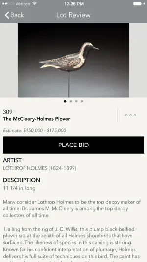 Copley Fine Art Auctions screenshot 3