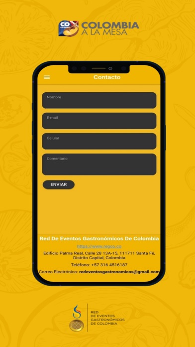 Red de Eventos Gastronomicos Screenshot