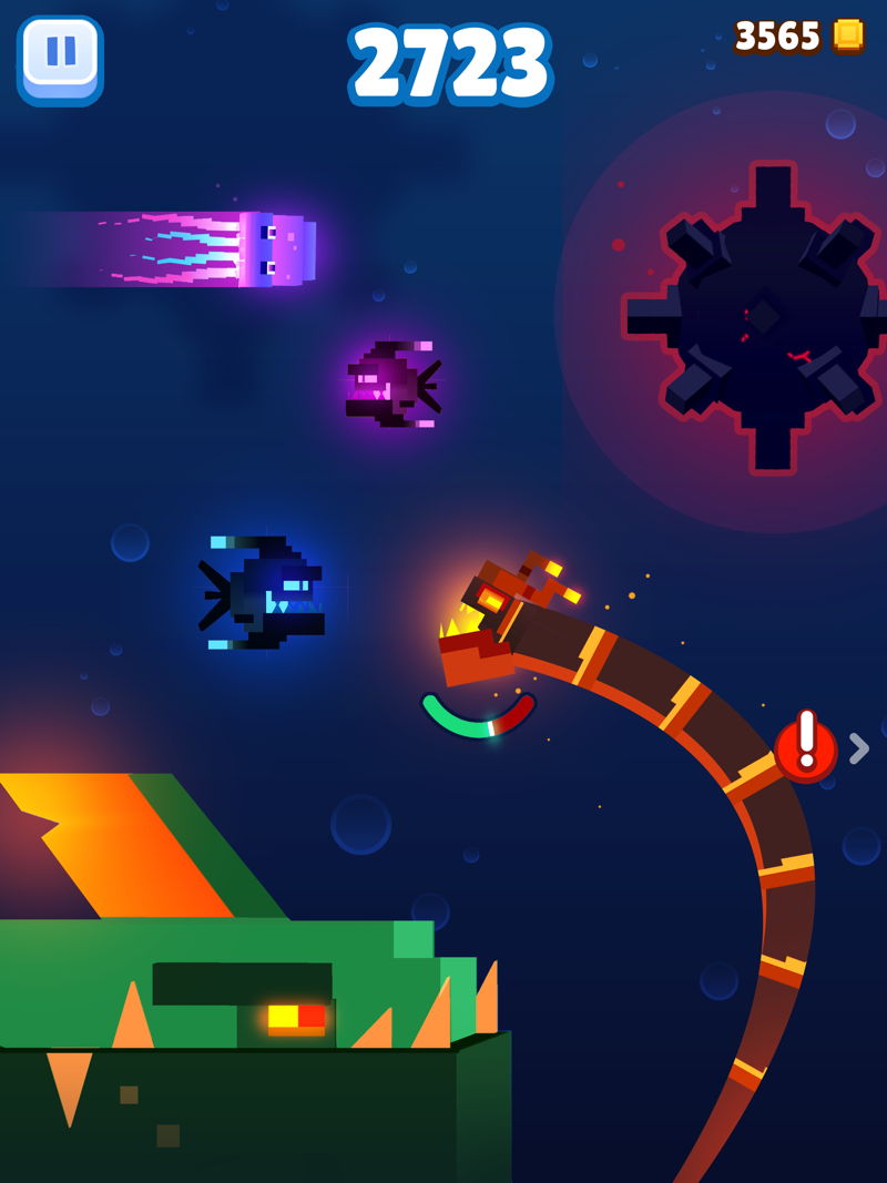 Fishy Bits 2 : Fish Survival official gameplay screenshot 2