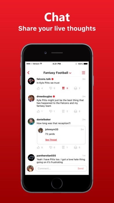 Screenshot #1 pour Stoke - Live TV Chat