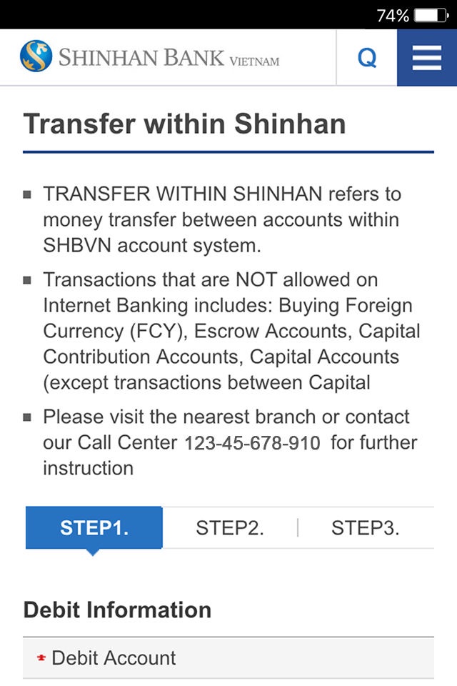 (Old)Shinhan Bank Vietnam screenshot 3