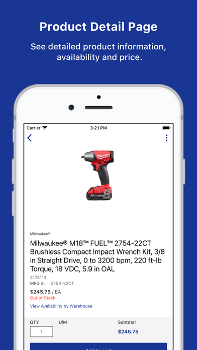 Werner Electric Supply Screenshot