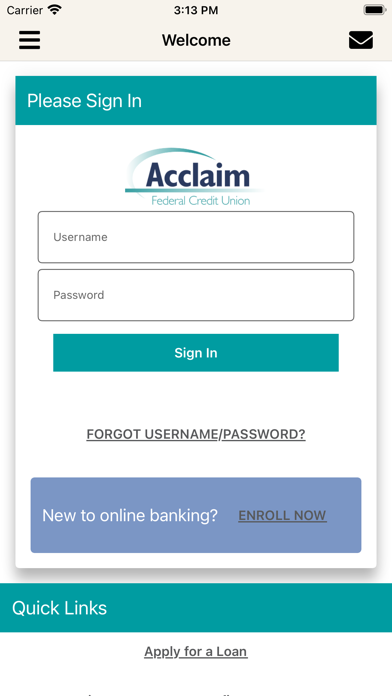 Acclaim Mobile Screenshot