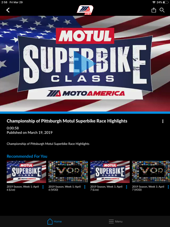 Screenshot #5 pour MotoAmerica Live+