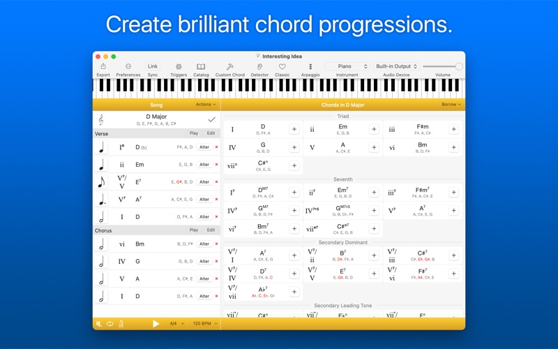 Screenshot #1 pour Suggester - Chords and Scales