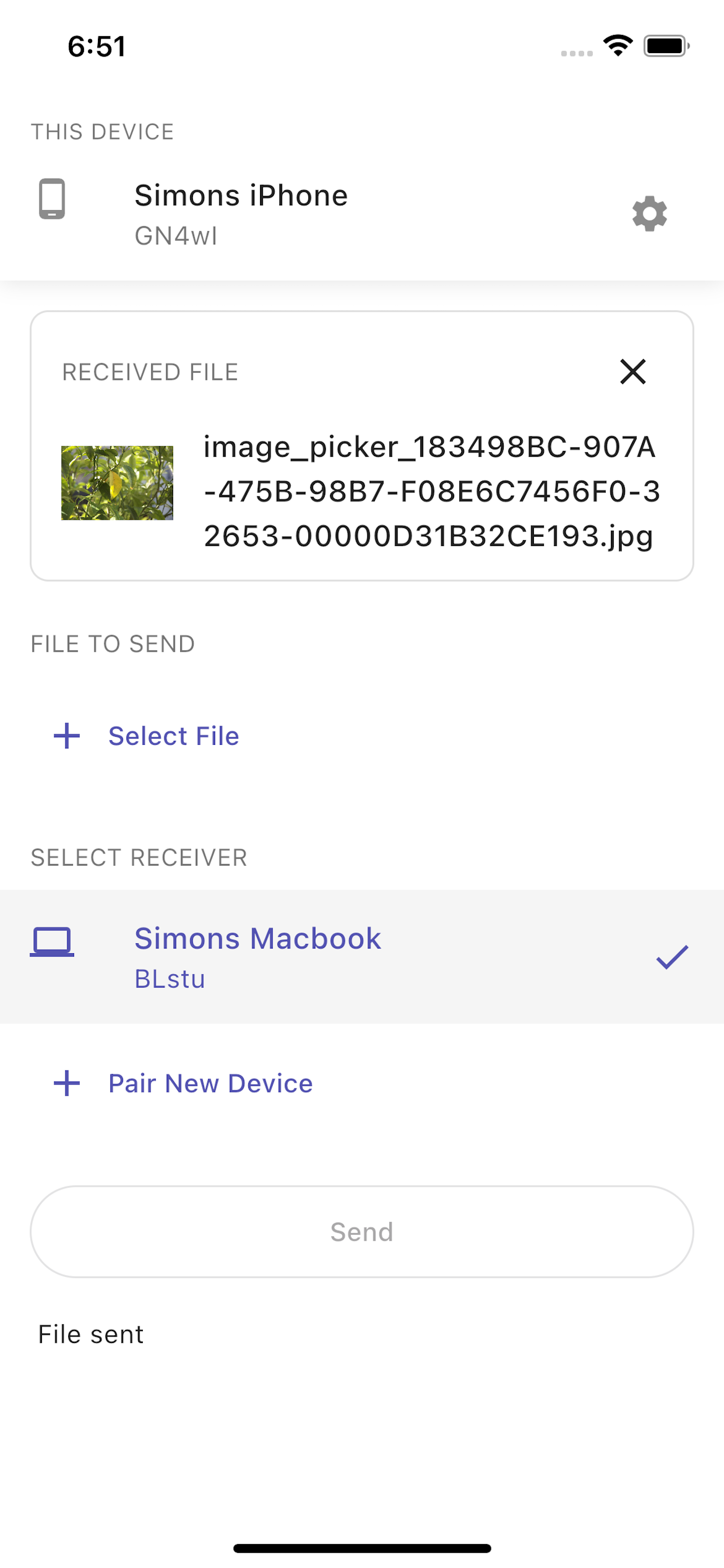AirDash File Sharing