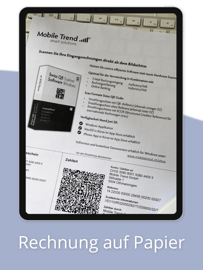 Swiss QR Scanner Tool