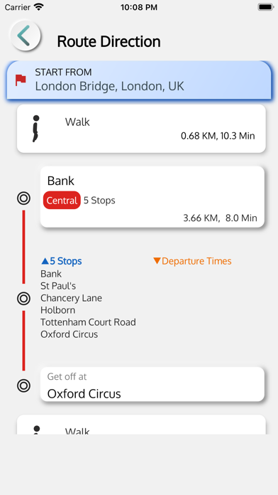 London Tube Map, Tram, DLR TFL Screenshot