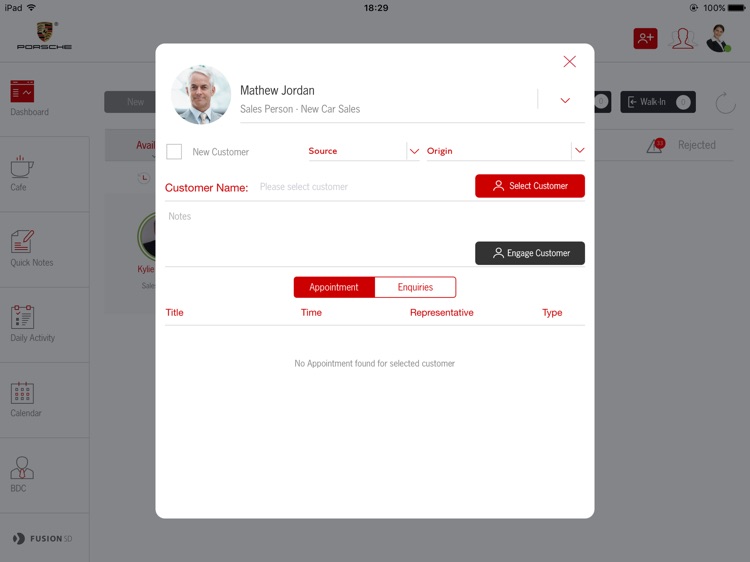 AMS Frontdesk for Porsche