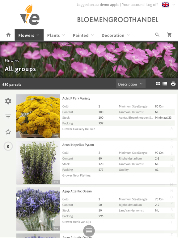 Screenshot #4 pour VE Bloemengroothandel B.V.